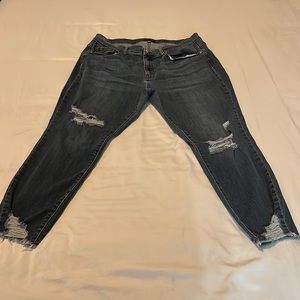 Judy Blue sharkbite jeans size 20